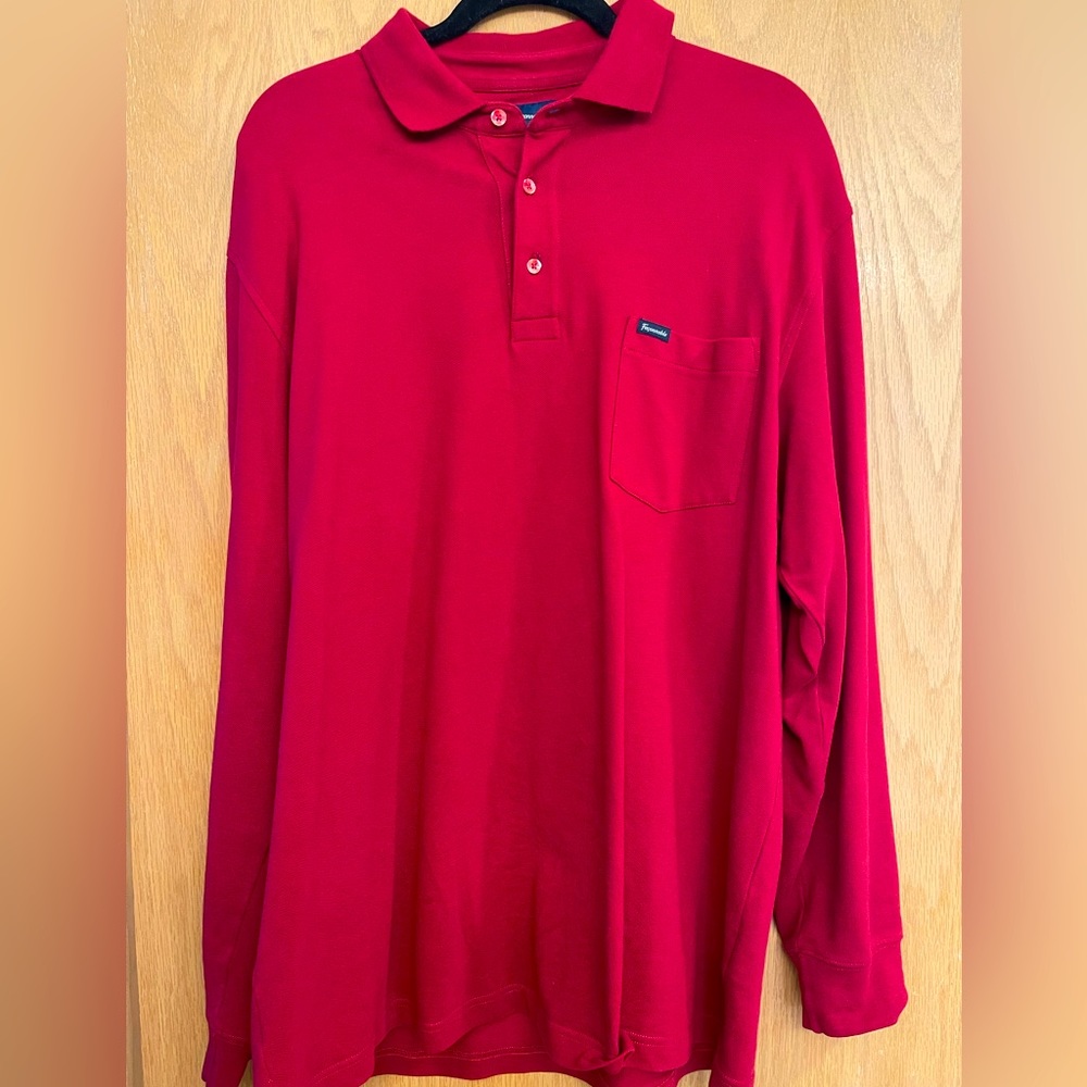 Great Condition Faconnable Long Sleeve Polo